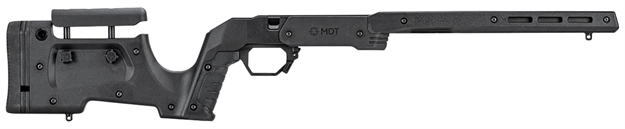 Picture of  Mdt Sporting Goods Inc 105524Blk Xrs Chassis Black Aluminum Core With Polymer Panels, Adj. Cheekrest, M-Lok Forend, Interchangeable Grips, Fits Tikka T1x