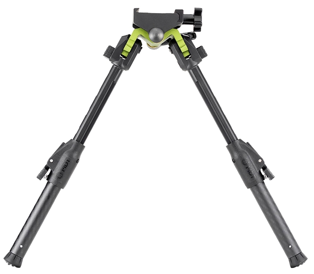Picture of  Mdt Sporting Goods Inc 105560Grn Grnd-Pod  Green/Black 4.50"-9" Carbon Fiber/Aluminum, Adj. Throw Lever, 4 Leg Postitions, Fits Picatinny Rail