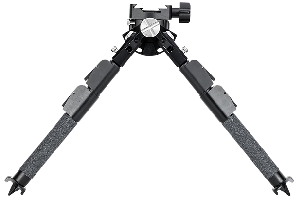 Picture of  Mdt Sporting Goods Inc 106293-BLK CKYE-POD Double Pull Gen 2 Black Aluminum, 5.0"-18.5", 360 Degrees Pan, Spiked Feet, Integrated Barricade Stop, Fits ARCA/Picatinny/RRS Dovetail Rails