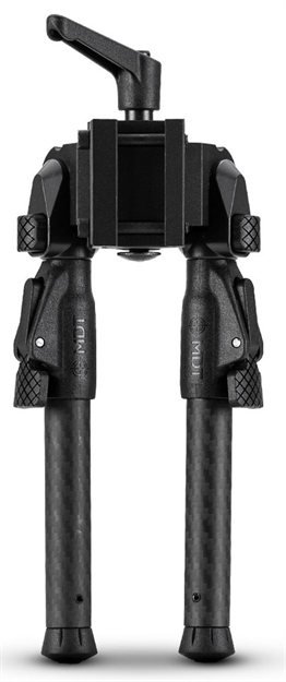 Picture of  Mdt Sporting Goods Inc 105560-Blk Grnd-Pod  Black Aluminum, 4.5"-9.0", Spiked Feet, Fits Picatinny Rail
