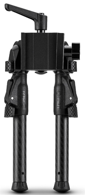 Picture of  Mdt Sporting Goods Inc 105561Blk Grnd-Pod  Black 4.50"-9" Carbon Fiber/Aluminum, Adj. Throw Lever, 4 Leg Postitions, Fits Arca Rail & Rrs Dovetail 682157403554