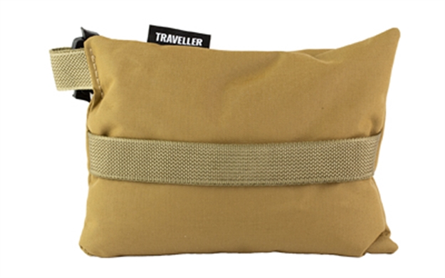 Picture of  Mdt Sporting Goods Inc 108048-Coy Traveller Shooting Bag Coyote Brown Nylon Webbing Straps 500D Cordura Fabric Git-Lite 8Oz 723905908928