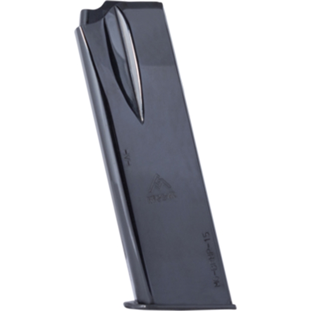 Picture of  Mec-Gar Mgbrhp15b Standard 15Rd 9Mm Luger, Fits Browning Hi-Power/Springfield Sa-35, Blued Carbon Steel