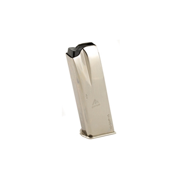 Picture of Mec-Gar Mgbrhp15n Standard 15Rd 9Mm Luger Fits Browning Hi-Power/Springfield Sa-35, Nickel Carbon Steel MGBHP15N 765595440289