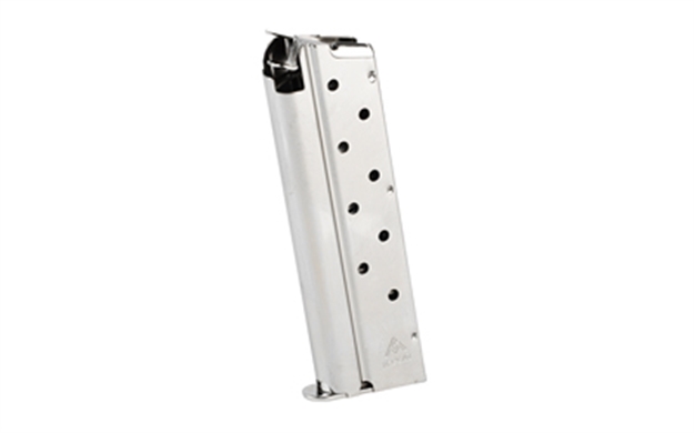 Picture of  Mec-Gar Mgcgov9ln 1911 Government 9Rd 9Mm Luger, Nickel Carbon Steel 765595105300