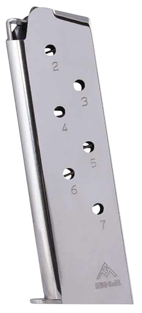 Picture of  Mec-Gar Mgcg4507n Colt Government 7Rd 45 Acp, Nickel Stainless Steel