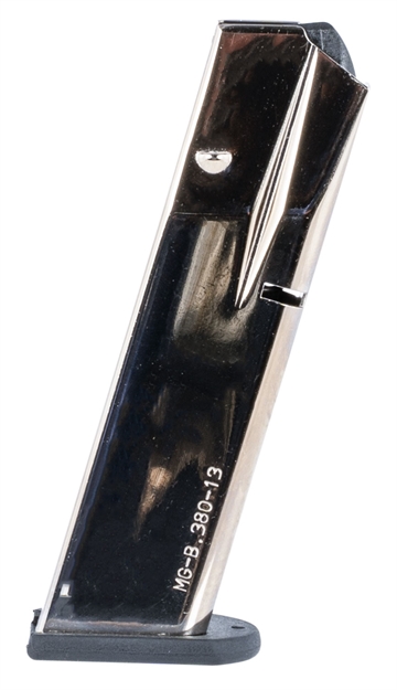 Picture of Mec-Gar Mgpb8413n Beretta  380 Acp Beretta 84 Cheetah 13 Detachable Nickel