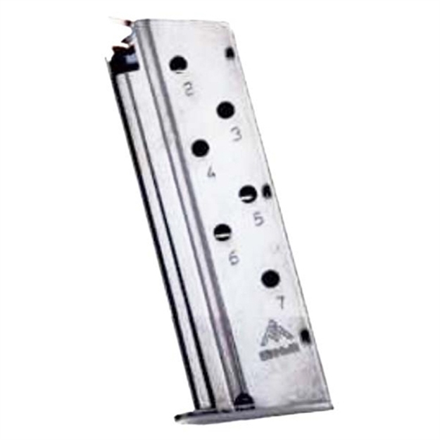 Picture of Mecgar Magazine 1911 Officers .40Sw 7Rd Nickel NO Packaging<