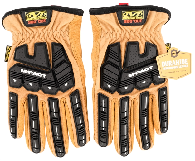 Picture of Mechanix Wear Ldmp-C75-010 Durahide M-Pact Driver F9-360 Large Tan Durahide Leather