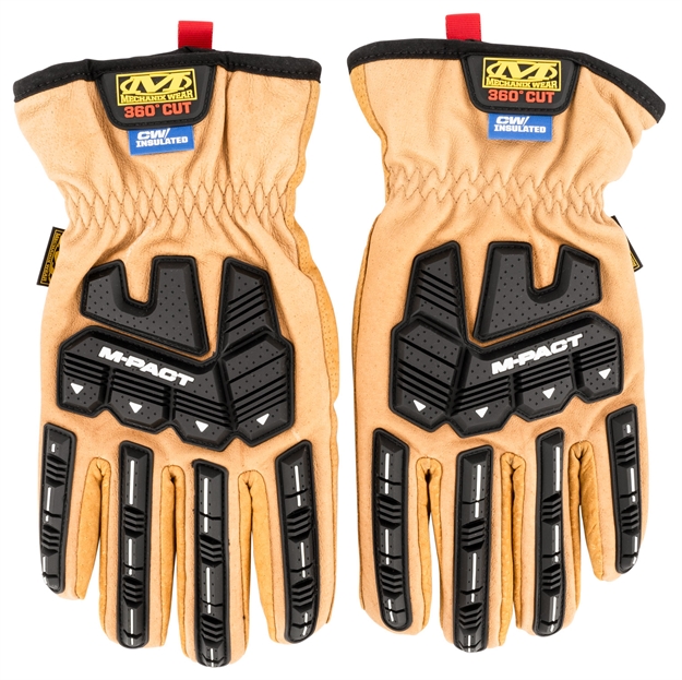 Picture of Mechanix Wear Ldmp-X95-010 Durahide M-Pact Insulated Driver F9-360 Large Tan Durahide Leather