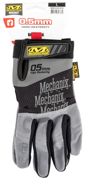 Picture of  Mechanix Wear Msd-05-010 Specialty 0.5 High-Dexterity Black/White Suede Large