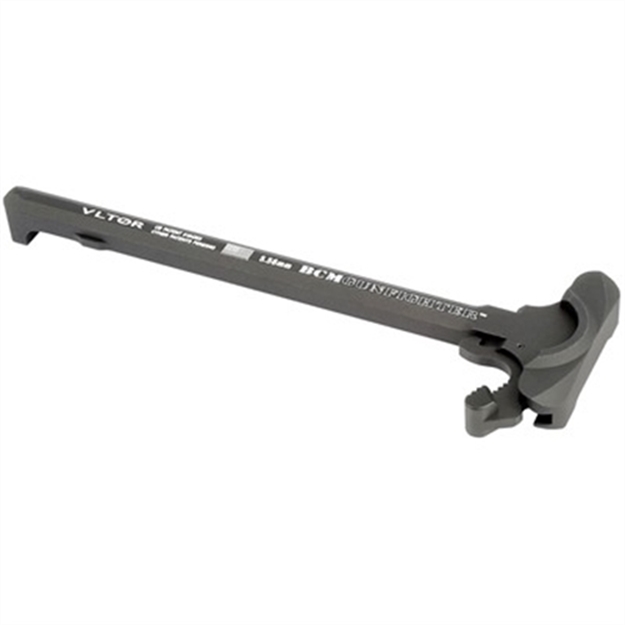 Picture of Bcm Gfhmod4b556 Bcmgunfighter Charging Handle With Mod 4B Latch Ar-15 Black Hardcoat Anodized 7075 Aluminum GFH556MOD4