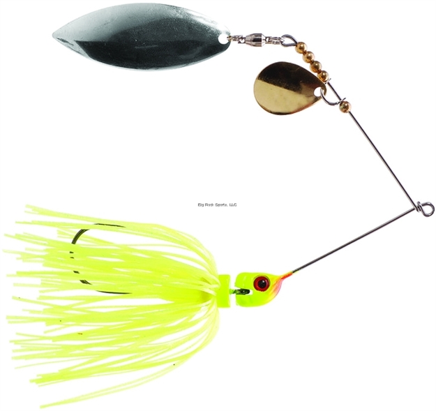 Picture of Mega Strike Roland Martin Strikeback 1/2Oz Chartreuse Skirt W/Nickel/Brass Blades