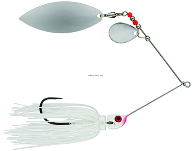 Picture of Mega Strike Roland Martin Strikeback 1/2Oz White Skirt W/Nickel/Nickel Blades