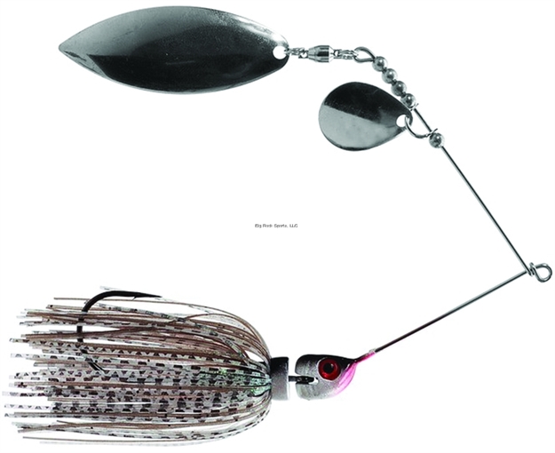 Picture of Mega Strike Roland Martin Strikeback 3/8Oz Ghost Minnow Skirt W/Nickel/Nickel Blades