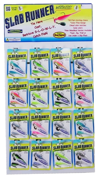 Picture of Mepps 16 Peg Weedless Slab Runner 80 Pack Display