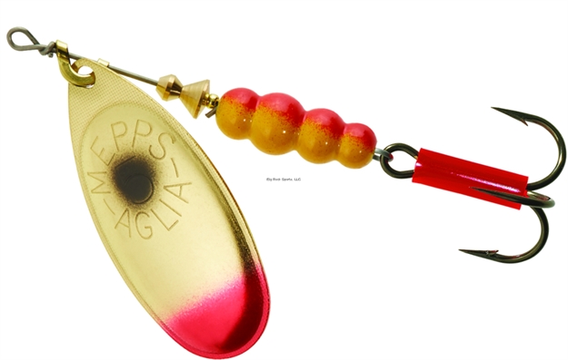 Picture of Mepps Aglia Bait Series - Plain Treble 1/2Oz Golden Shad