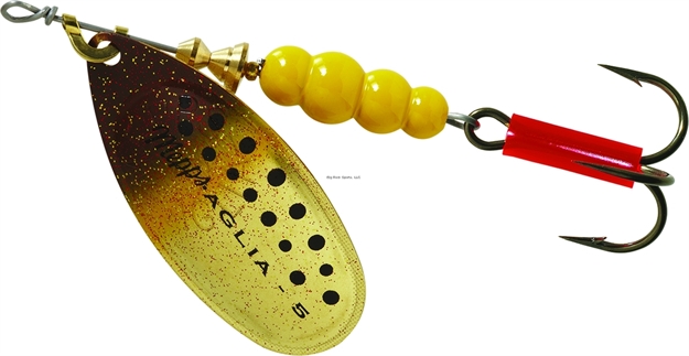 Picture of Mepps Aglia In-Line Spinner, 1/2 Oz, Plain Treble Hook, Brown Trout Blade