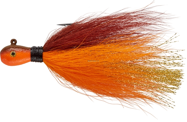Picture of Mepps Bucktail Jig - Brown/Orange 1/4Oz