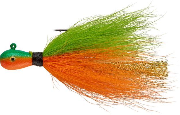 Picture of Mepps Bucktail Jig - Chartreuse/Orange 1/4Oz