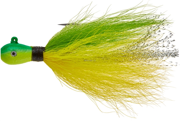 Picture of Mepps Bucktail Jig - Chartreuse/Yellow 3/8Oz