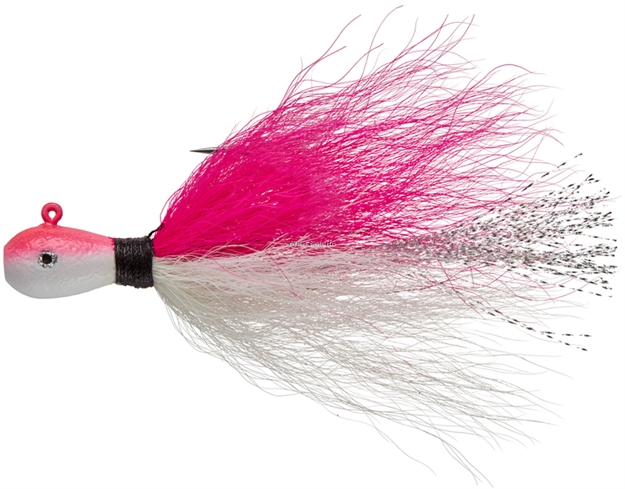 Picture of Mepps Bucktail Jig - Pink/White 1/4Oz
