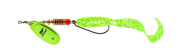 Picture of Mepps Comet Combo 1/4Oz Chartreuse Platium-Chartreuse/Silver Flake