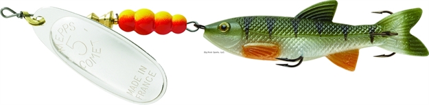 Picture of Mepps Comet Mino In-Line Spinner 1/2 OZ Silver-Perch