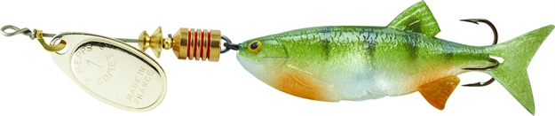 Picture of Mepps Comet Mino In-Line Spinner 1/6 OZ Silver-Perch