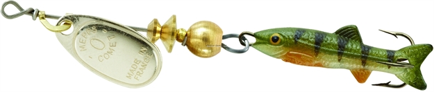 Picture of Mepps Comet Mino In-Line Spinner 1/9 OZ Silver-Perch
