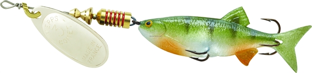 Picture of Mepps Comet Mino In-Line Spinner 5/16 OZ Silver-Perch