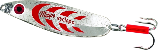 Picture of Mepps Syclops Spoon, 2 1/2", 1/2 Oz, Treble Hook, Silver
