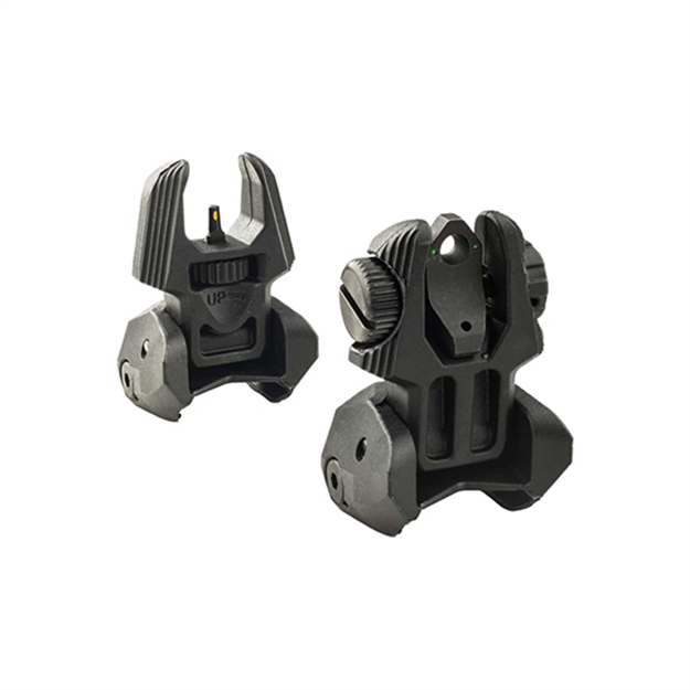 Picture of  Meprolight Usa 403220 Frbs Sight Set Black Ar-15 Flip UP Orange Tritium Front/Green Tritium Rear 810013522631