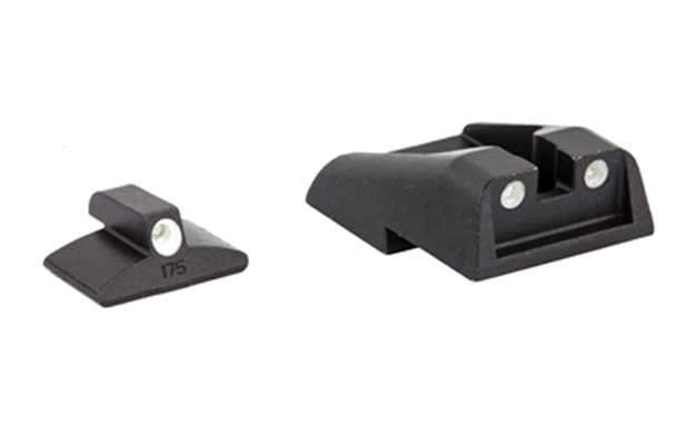 Picture of Meprolight Usa 195933101   Black | Green Tritium Front Sight Green Tritium Rear Sight Set ML19593