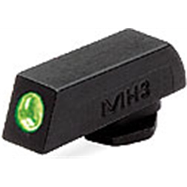 Picture of Meprolight Usa 102243107 Tru-Dot  Green Tritium White Outline Front Sight-Glock Gen 1-5 Front Sight Only ML10224FS 840103135373