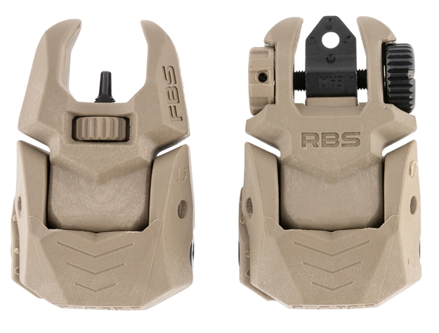 Picture of Mepro Usa Llc Ml40340 Frbs  M4d Set Green Tritium Tan