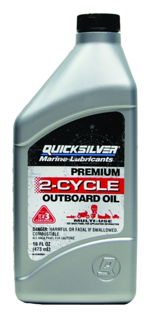 Picture of Mercury Quicksilver Outboard Motor Oil 16Oz 2-Cycle