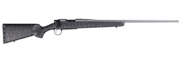 Picture of Christensen Arms 8010102300 Mesa  300 Prc 4+1 24" Threaded Barrel, Tungsten Gray Cerakote, Black With Gray Webbing Stock 801-01023-00 696528086789