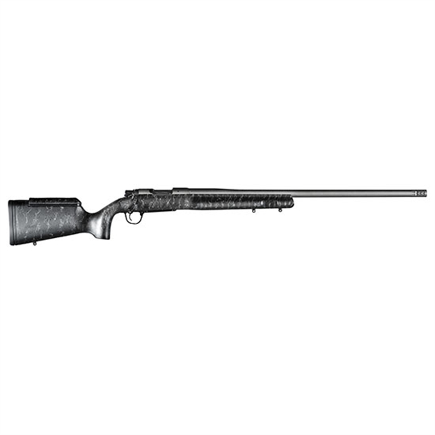 Picture of Christensen Arms 8010200400 Mesa Long Range 300 Win Mag 3+1 26" Threaded Barrel, Tungsten Gray Cerakote, Black With Gray Webbing Stock 801-02004-00