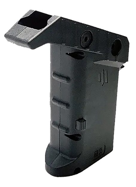 Picture of  Meta Tactical Llc Mtagvg45 Spare Mag Vfg  Vertical Foregrip, Black Polymer For Picatinny Mount, Integrated Hand Stop, Fits Glock 10Mm Auto/45 Acp Double Stack Mags 081010818109