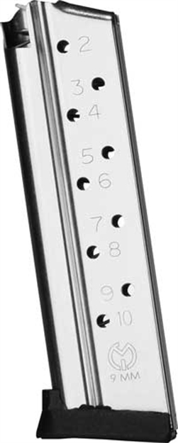 Picture of Metalform Magazine 1911 Govt. 9Mm 10Rd S/S Removable Base M1911910SRB 858303007246