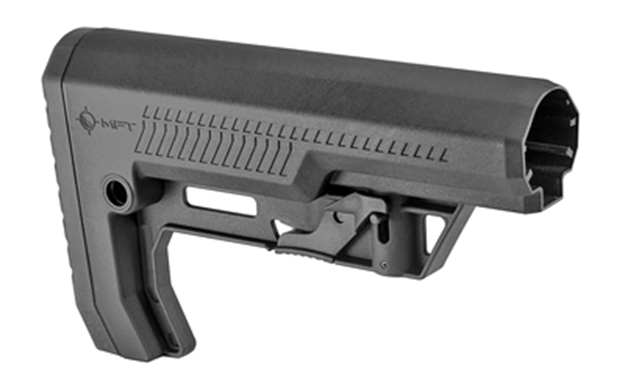 Picture of  Mission First Tactical Bmsmilexd Battlelink Extreme Duty Minimalist Stock Collapsible Black Synthetic For Ar-15, M16, M4 With Mil-Spec Tube (Tube Not Included) 814002024335