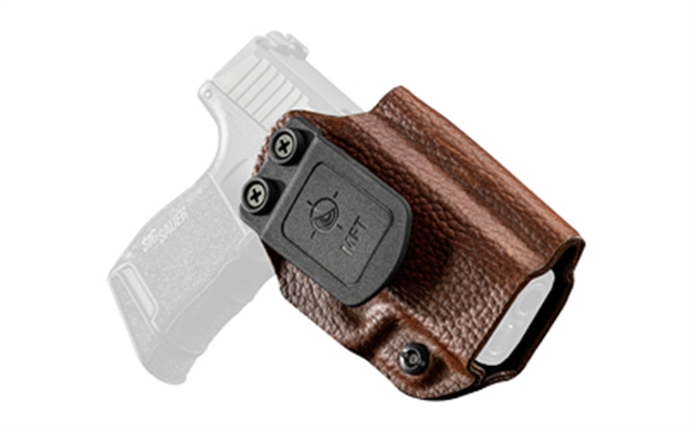 Picture of Mission First Tactical Ambi Iwb/Owb Leather Hyb Rid, Sig P365 Brn H3-SIG-1-BR1 8140020274421