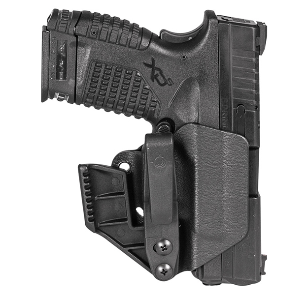 Picture of  Mission First Tactical H2sfxdsaiwbm Minimalist Holster Iwb Black Polymer Belt Clip Fits Springfield Xd-S 9/40 3.30" Barrel Ambidextrous