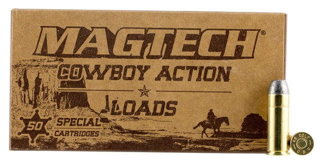 Picture of Magtech Cowboy Action Pistol Ammo 45 Lc, Lfn, 200 Gr, 705 Fps, 50 Rnd, Boxed 754908193110 -