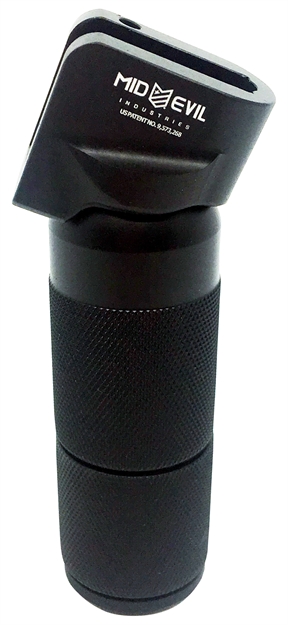 Picture of  Mid-Evil Industries 360Arg Adjustable Rifle Grip  Black Anodized Aluminum With 360 Degree Adjustability