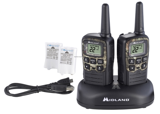 Picture of Midland Radios 2 - Way Frs/Gmrs Radios Mobu, 28 Mile, 22 Ch, 38 Privacy Codes, Weather Alert, 3 Aaa Rechargeable Batteries