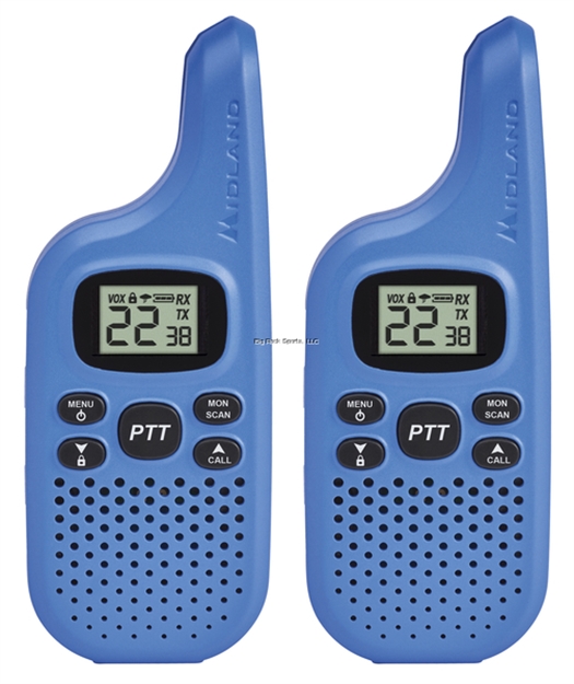 Picture of Midland Radios 2- Way Frs/Gmrs Radios 16 - Mile, 22 Ch,38 Privacy Codes, Weather Alert, CH Scan, 4 Aaa Batt Not Included