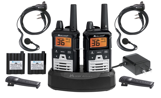 Picture of Midland Radios 2 -Way Frs/Gmrs Radios, 40 - Mile 22 +14 Ch, 121 Priv Codes, Weather Alert, Desk Top Charger, Rechargeable Batteries