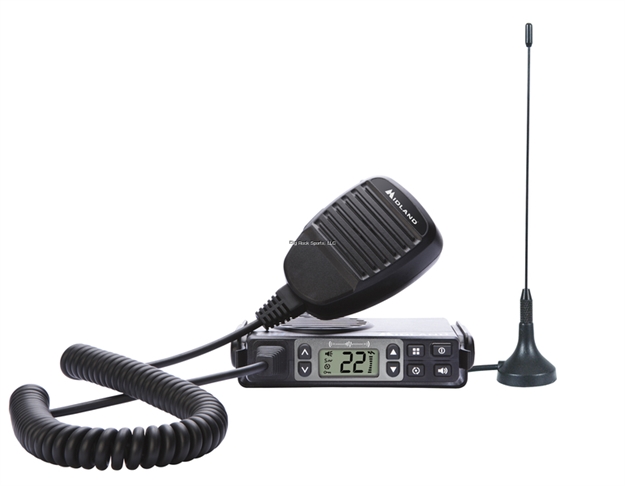 Picture of Midland Radios Mirco Mobile 2 - Way Radio, 5 Watt, 142 Pricacy Codes, 8 Gmrs Repeater Ch, Weather Alert, Mag Mount Antenna